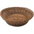 ΨΩΜΙΕΡΑ ΣΤΡΟΓΓΥΛΗ RATTAN ΜΕΛΙ Φ22Χ8cm