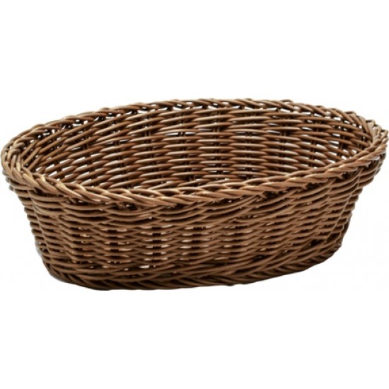 ΨΩΜΙΕΡΑ ΟΒΑΛ RATTAN ΜΕΛΙ 25Χ20Χ8cm